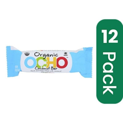 Ocho Candy - Candy Bar Coconut 1.5 oz (Pack of 12)