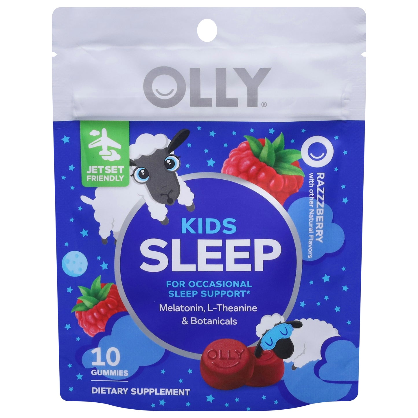 Olly Kids Sleep Raspberry Trial Size 10 Count (Pack of 8)