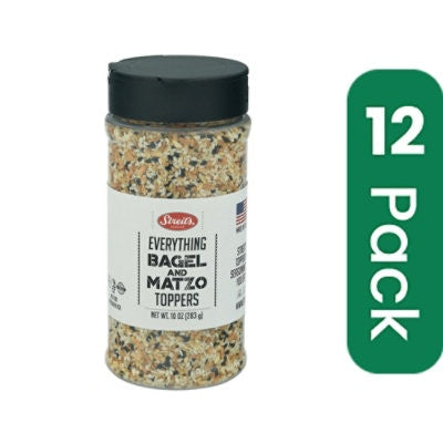 Streits Matzo Toppers Everything 10 Oz (Pack of 12)