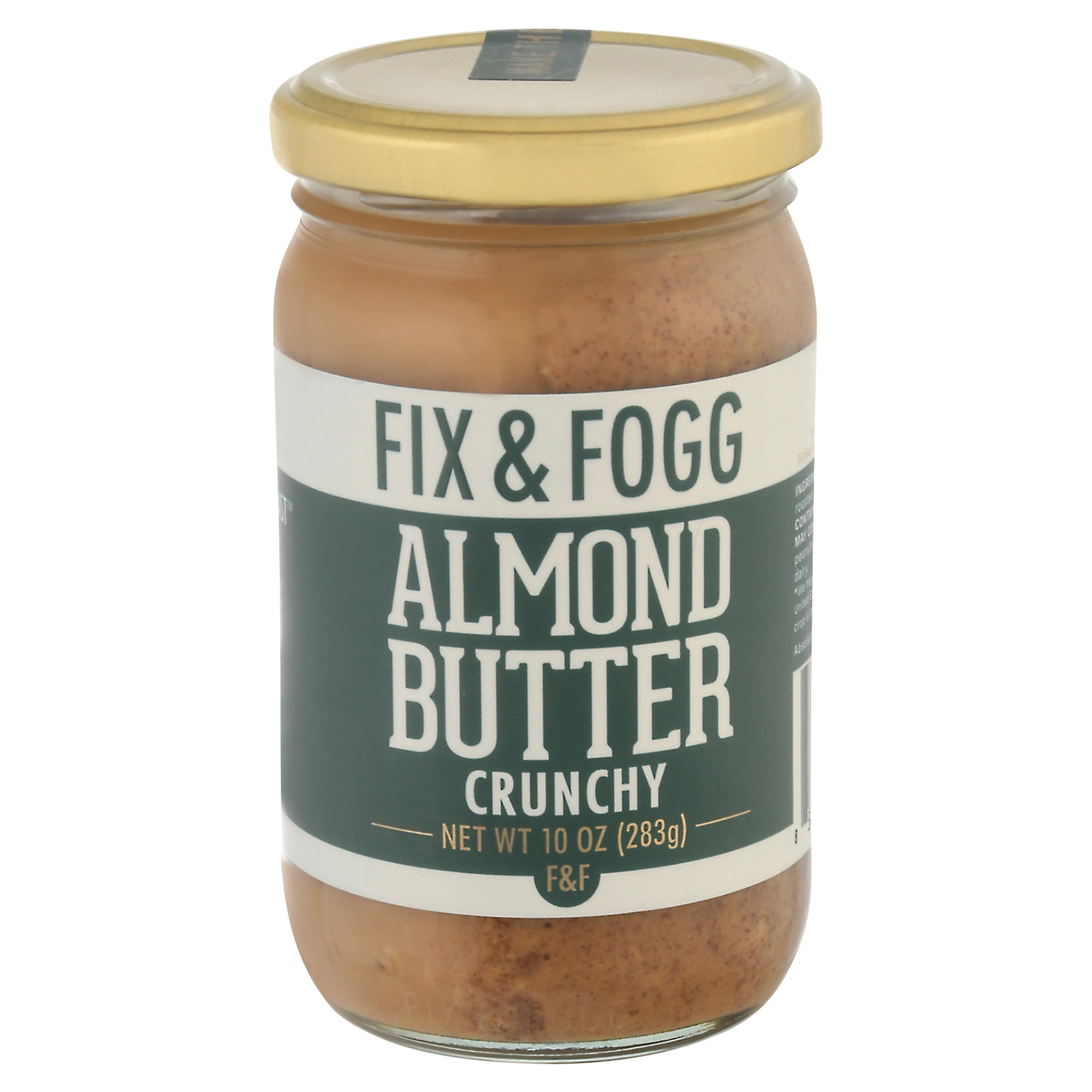 Fix & Fogg Butter Almond Crunchy 10 oz (Pack Of 6)