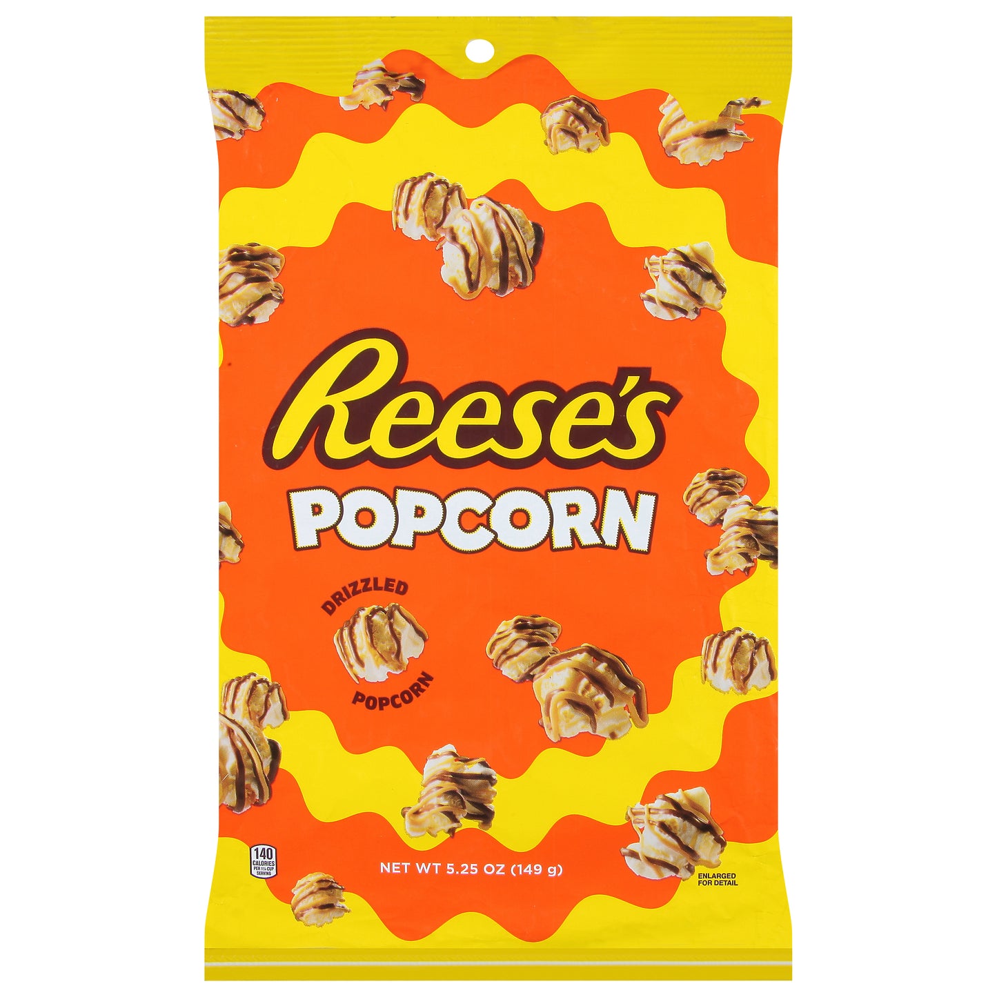 Reeses Popcorn Chocolate Peanut Butter 5.25 oz (Pack Of 12)