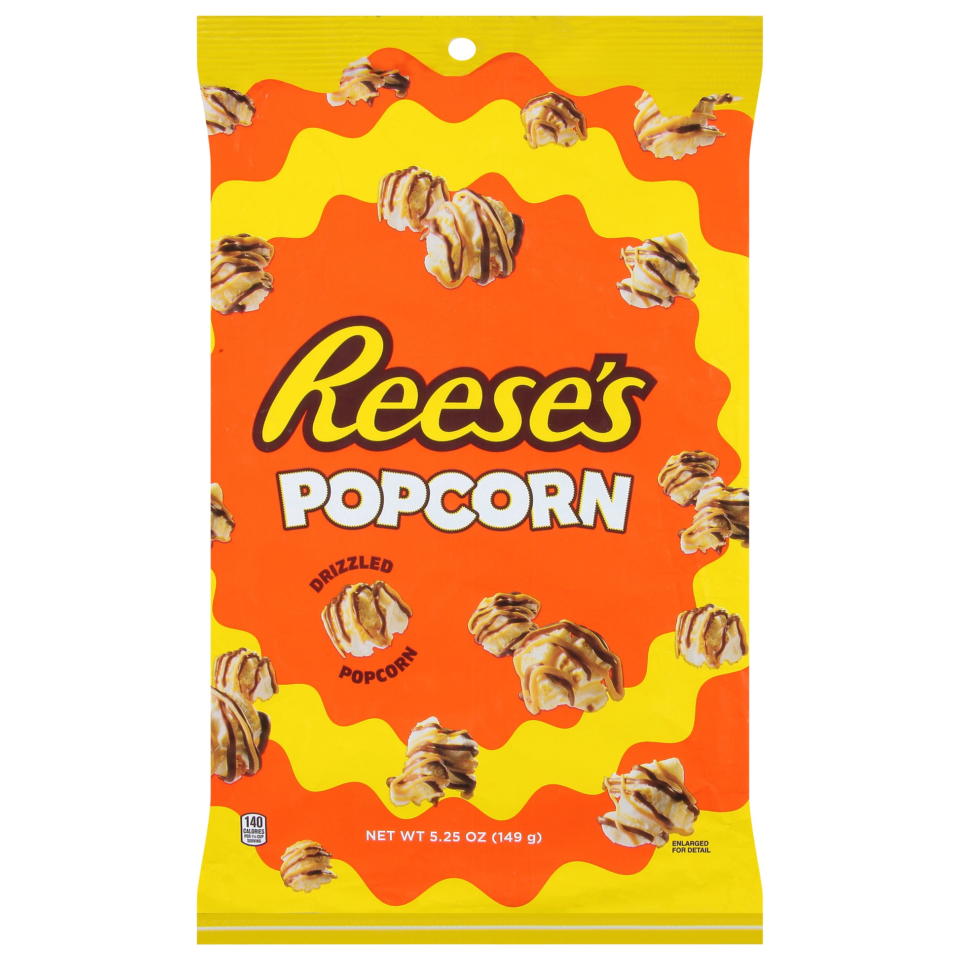 Reeses Popcorn Chocolate Peanut Butter 5.25 oz (Pack Of 12)