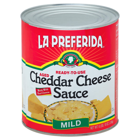 La Preferida Sauce Cheddar Cheese 106 Oz (Pack Of 6)