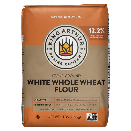 King Arthur Flour Whole White White 5 Lb (Pack Of 8)