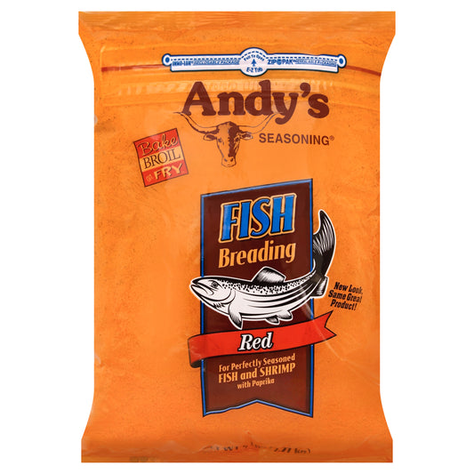 Andys Breading Fish Red 5 Lb (Pack Of 6)