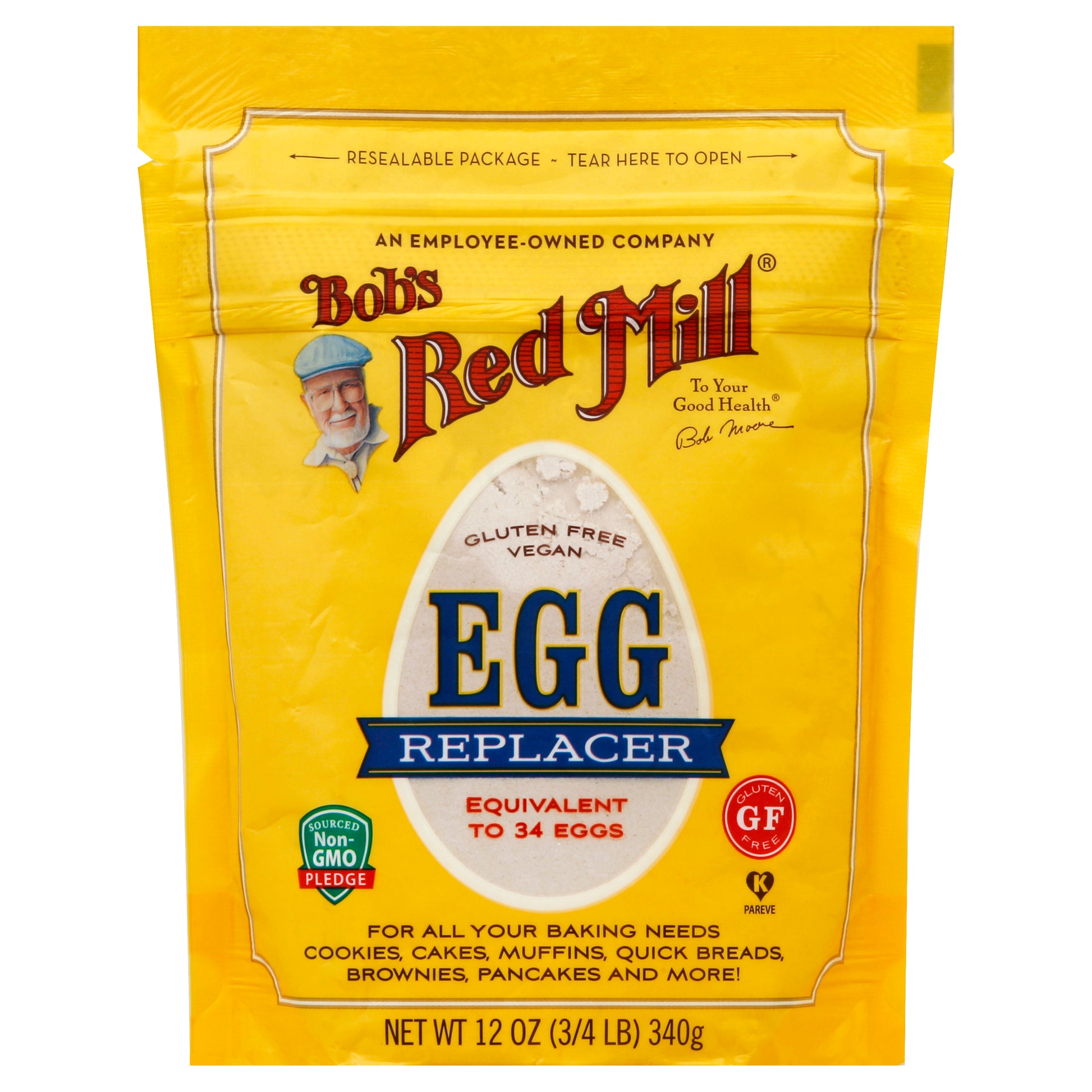 Bobs Red Mill Egg Replacer Gluten Free 12 Oz Pack of 5