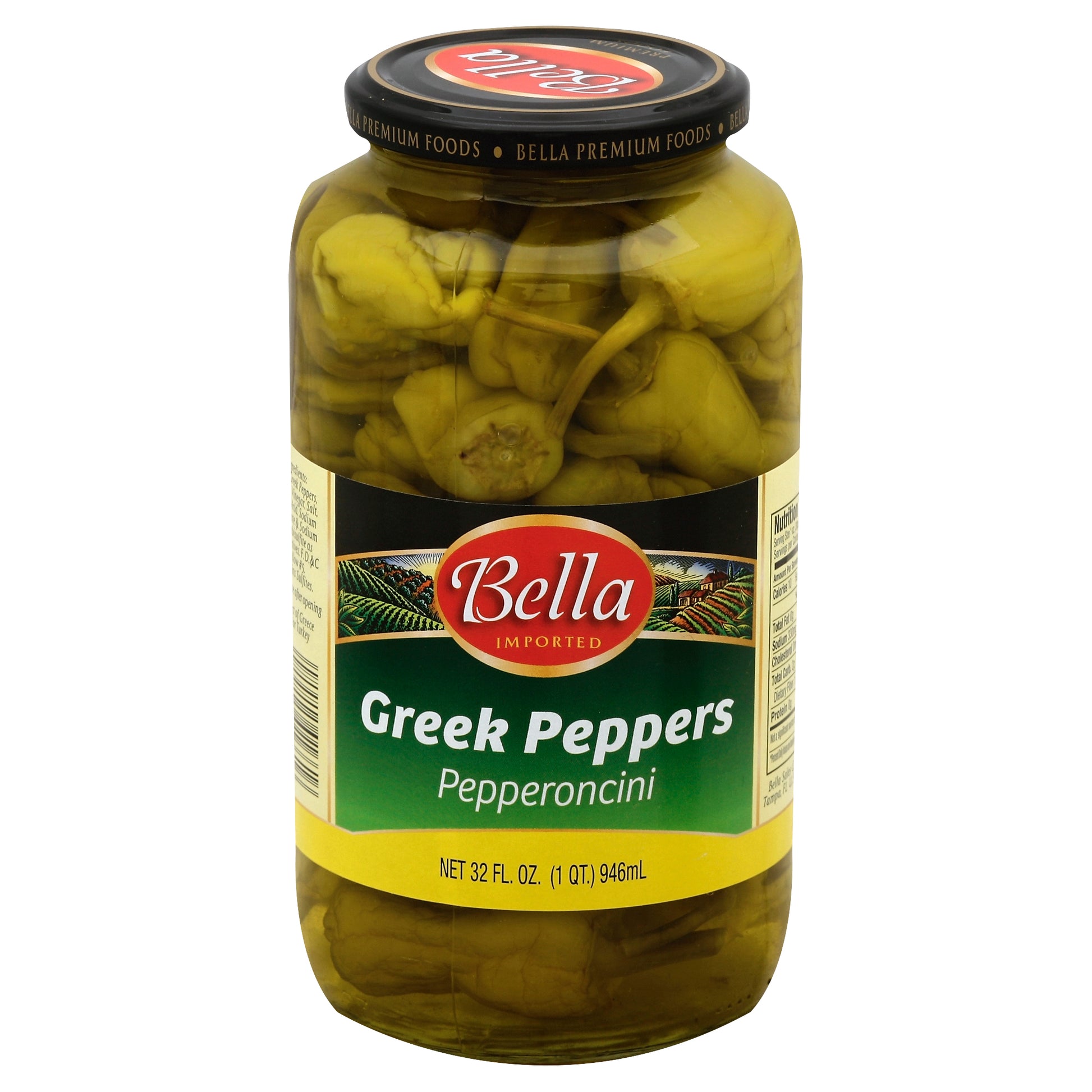 Bella Pepper Salad Pepperoncini 32 Oz (Pack Of 6)