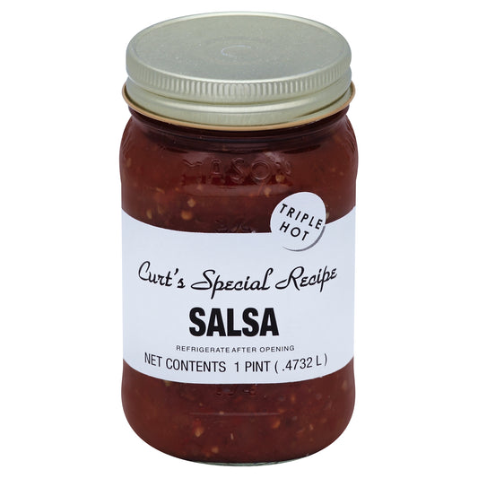 Curts Salsa Salsa Triple Hot 16 FO (Pack Of 12)