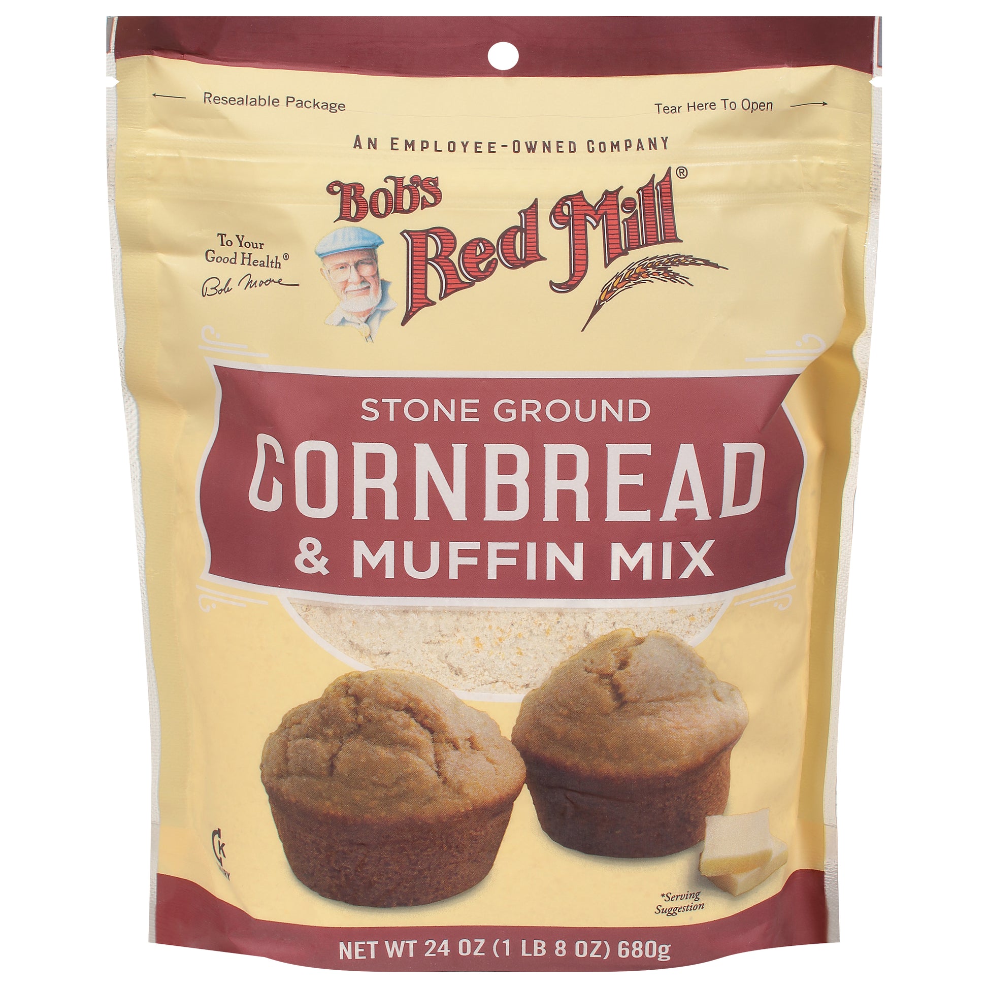 Bobs Red Mill Mix Cornmeal Muffin 24 oz (Pack Of 4)
