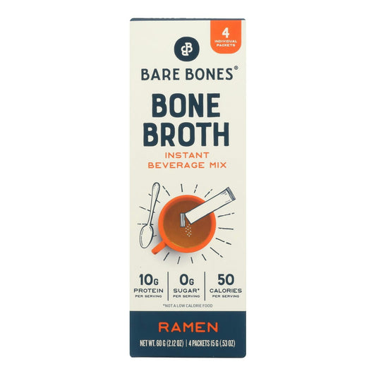 Bare Bones Broth - Bone Broth Ramen Instant Sticks 2.21 oz (Pack of 8)