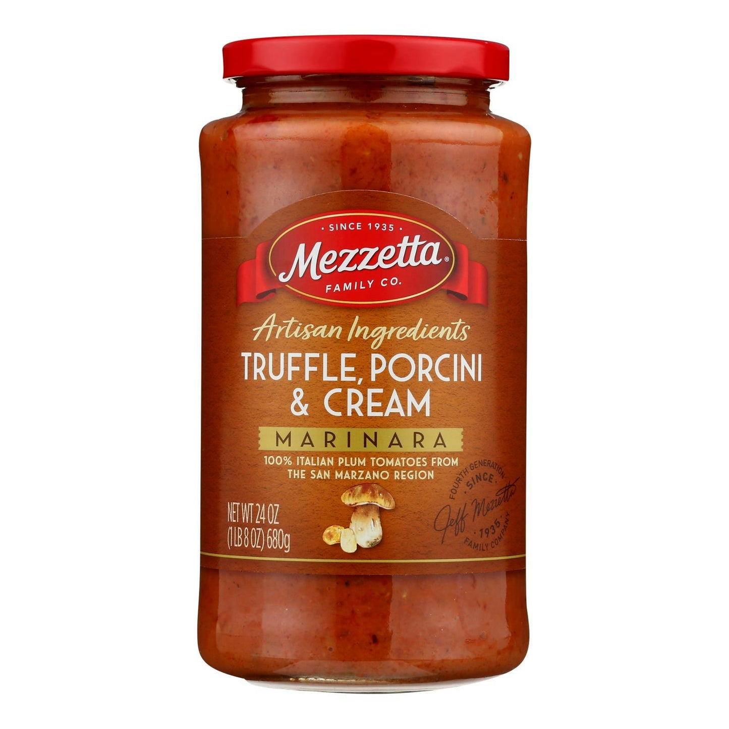 Mezzetta - Pasta Sauce Truffle Porcini Cream 24 oz (Pack of 6)