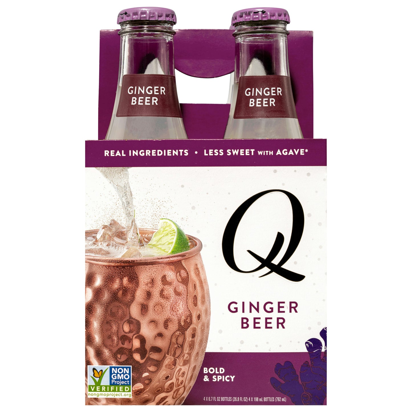 Q Tonic Ginger Beer 26.8 FO (Pack of 6)