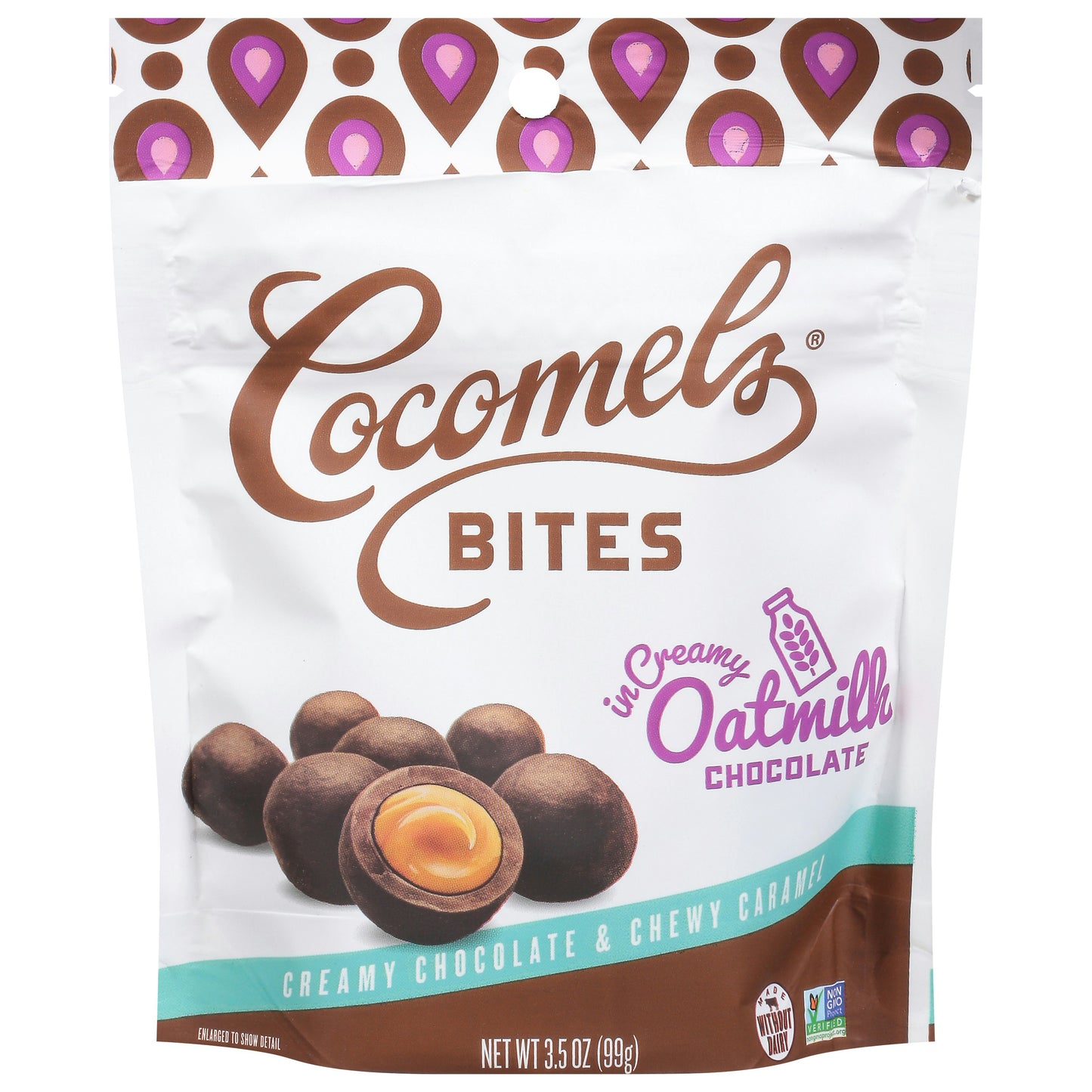 Cocomels Chocolate Oatmilk Bites 3.5 Oz Pack of 6