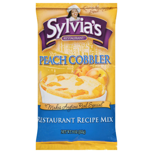 Sylvias Mix Cobbler Peach 9 Oz (Pack of 9)