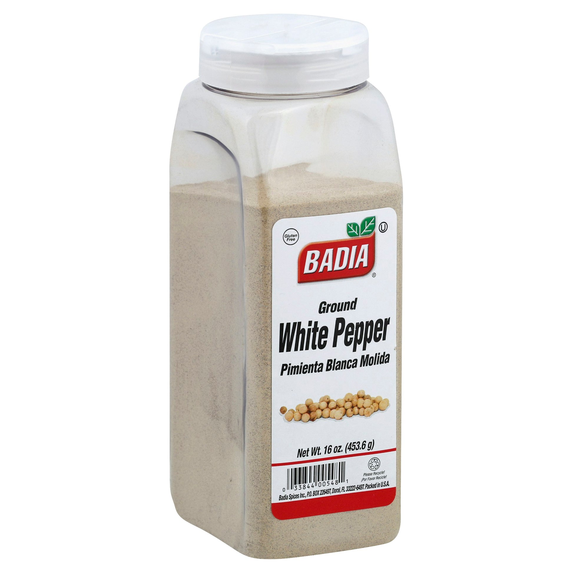 Badia Pepper White Ground 16 oz (Pack of 6)