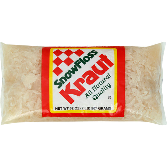 Snow Floss Kraut Shredded Bag 32 Oz (Pack of 12)