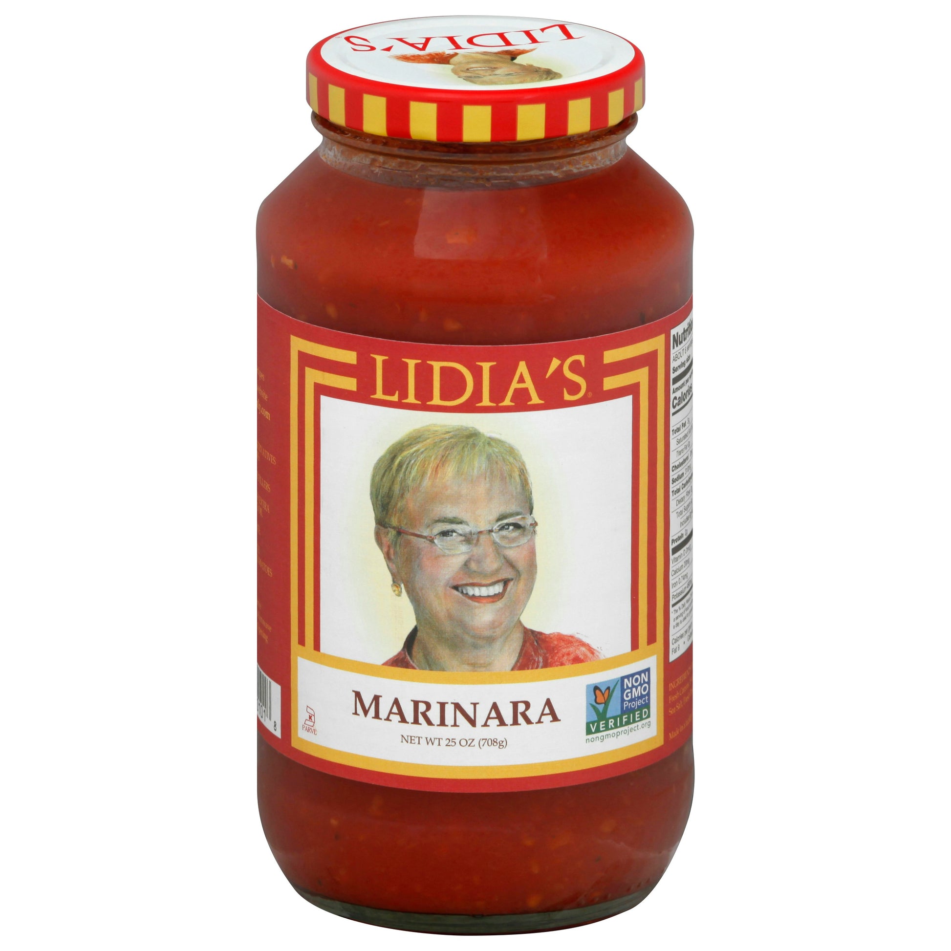 Lidias Sauce Pasta Marinara 25 oz (Pack of 6)