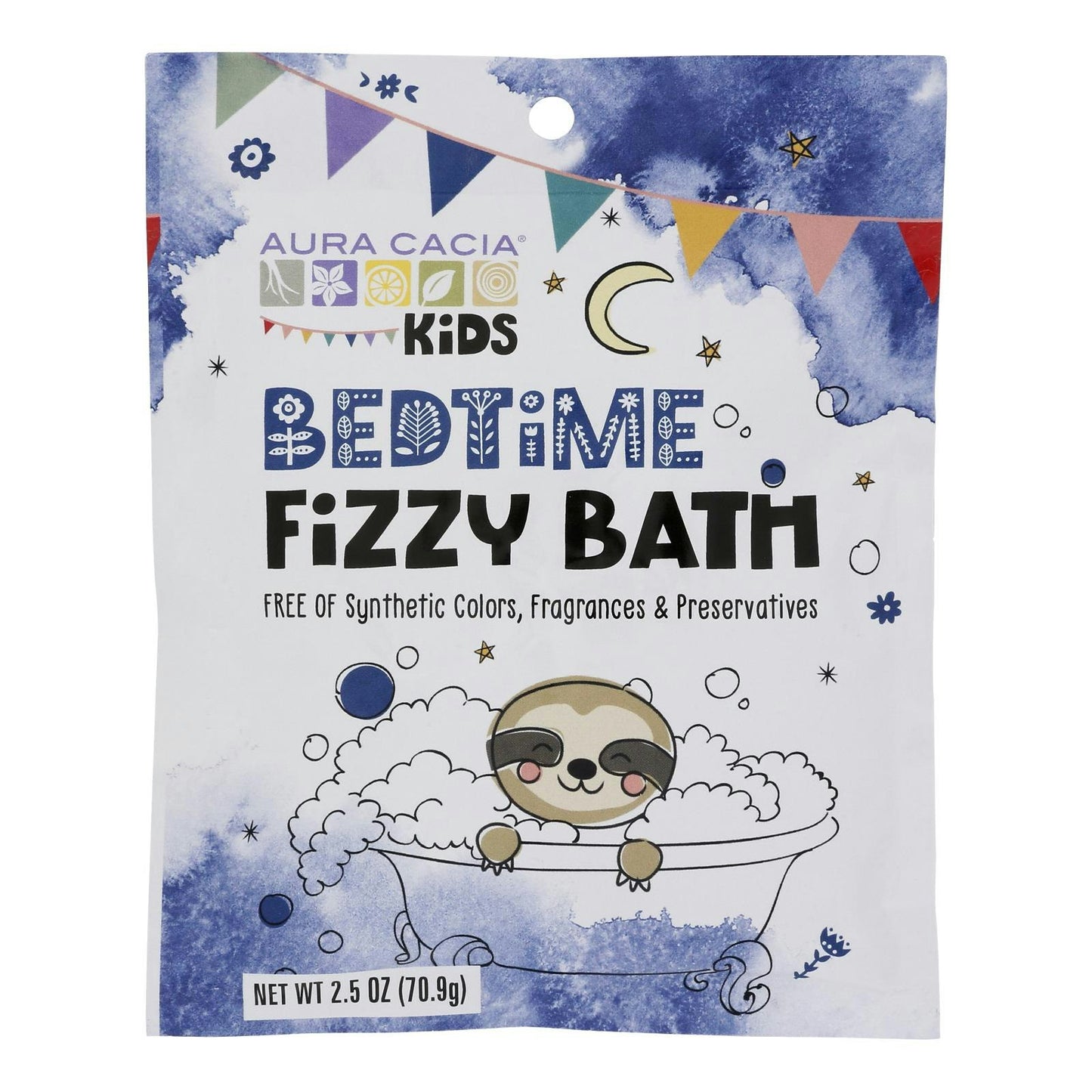 Aura Cacia - Fizzy Bath Kids Bedtime 2.5 Oz (Pack of 6)