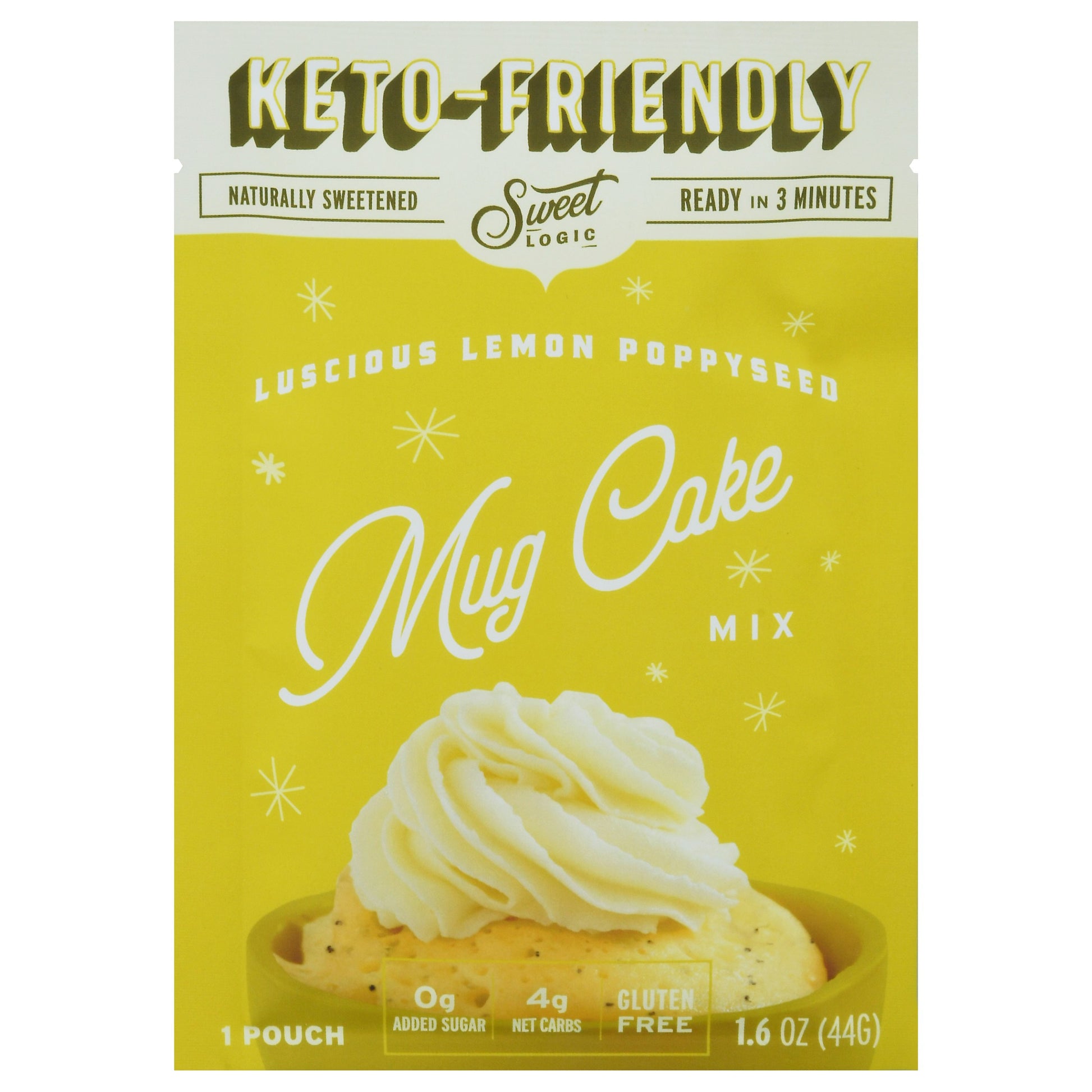 Sweet Logic Cake Mix Lemon Poppyseed 1.6 Oz (Pack of 10)