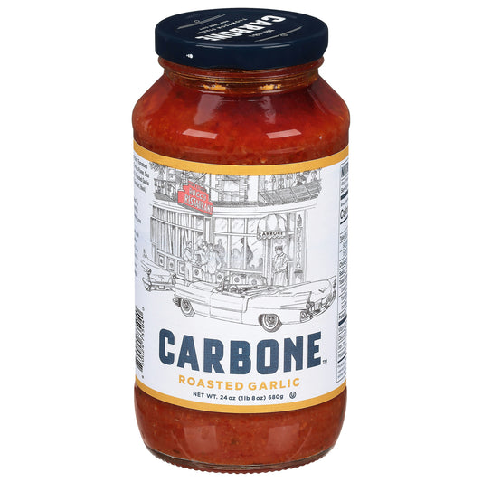 Carbone Sauce Roasted Garlic 24 oz (Pack of 6)