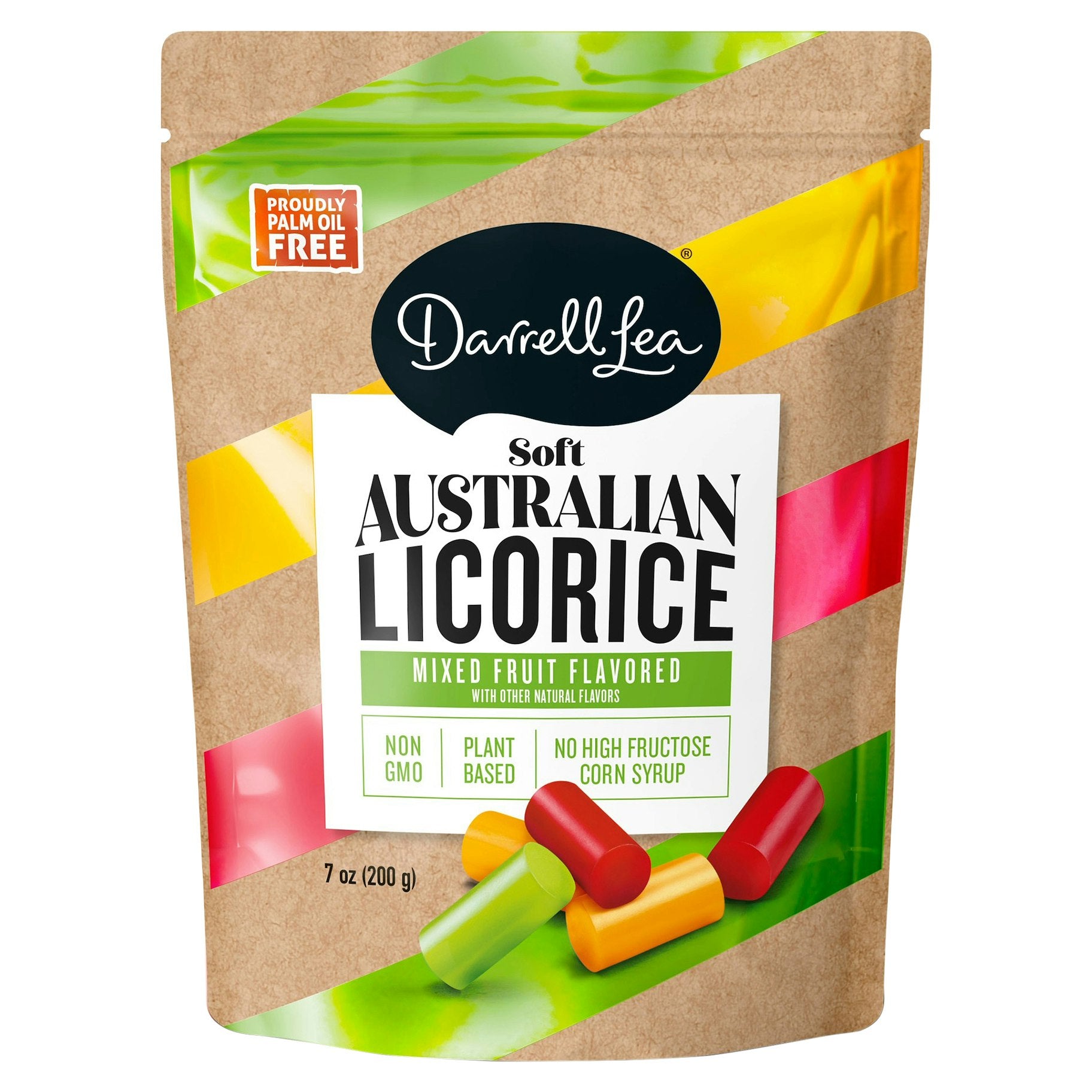 Darrell Lea Candy Licorice Mixed Flavor 7 oz (Pack of 8)