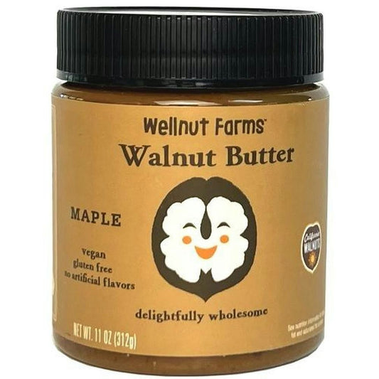 Wellnut Farms Maple Walnut Butter 11 Oz Pack of 6