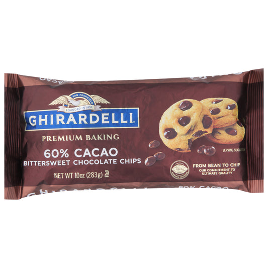 Ghirardelli Chocolate Baking Chip 60% Cacao 10 oz (Pack Of 12)