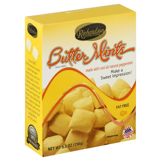 Roses Brands Mints Butter Yellow 5.5 Oz (Pack Of 12)