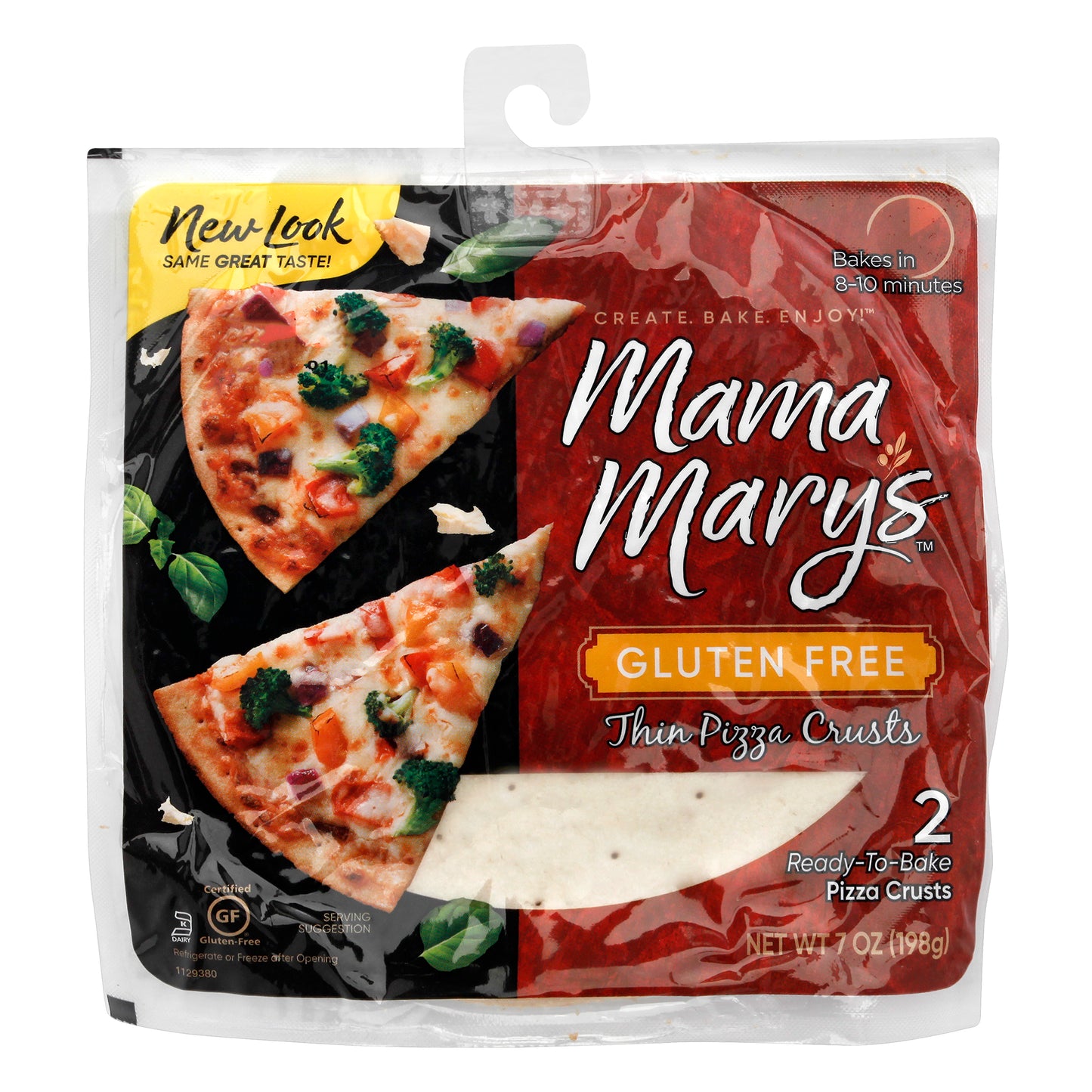 Mama Marys Pizza Crust Gluten Free 7 oz (Pack Of 8)