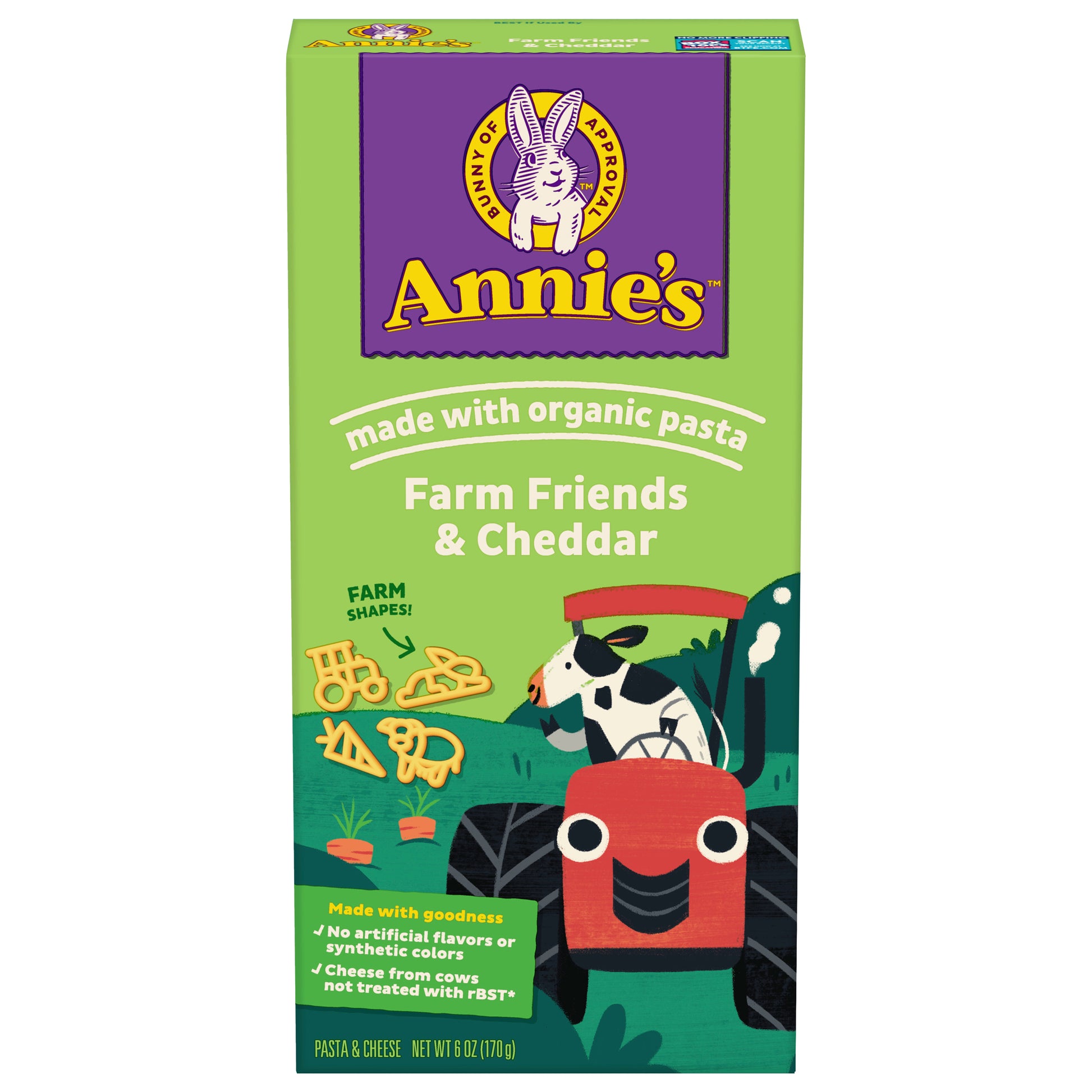 Annies Homegrown Mac & Cheese Bernies Farm 6 oz (Pack Of 12)