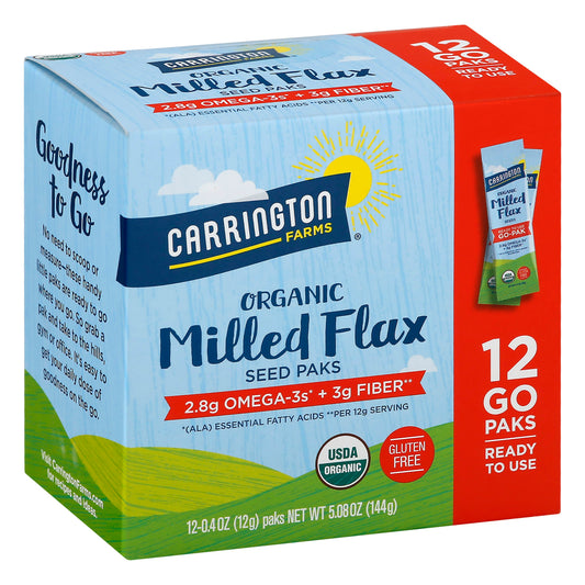 Carrington Farms Flax Milled Organic 5.08 oz (Pack Of 6)