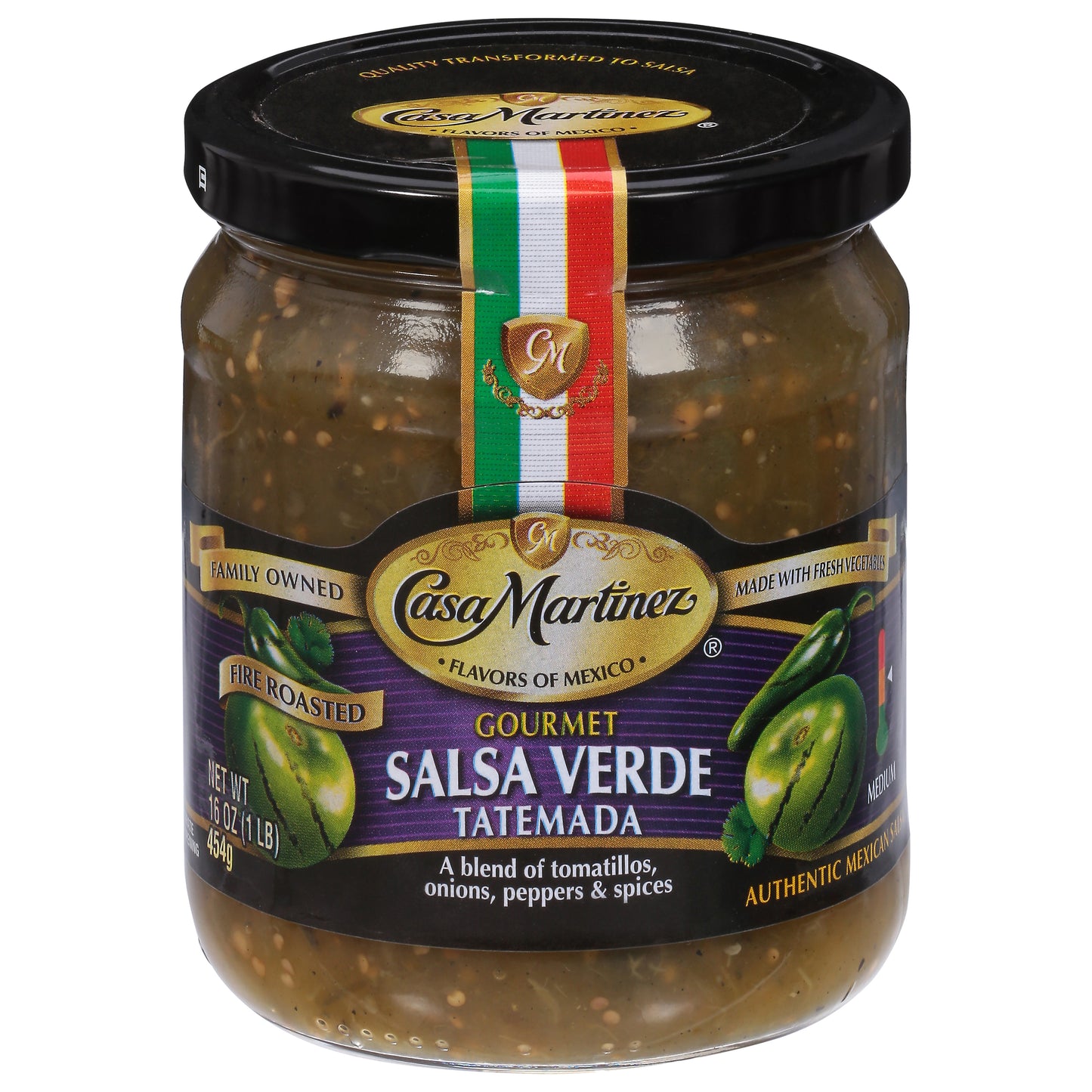 Casa Martinez Salsa Tatemada Grain Fire 16 oz (Pack Of 6)