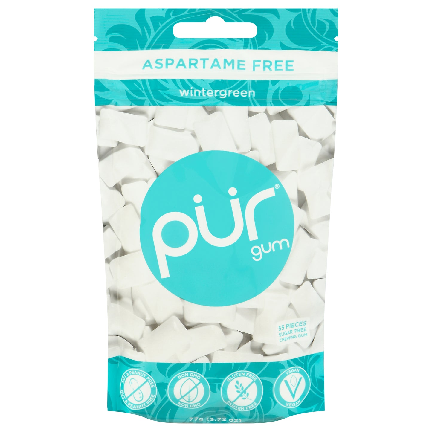 Pur Gum Wintergreen 2.72 Oz (Pack Of 12)