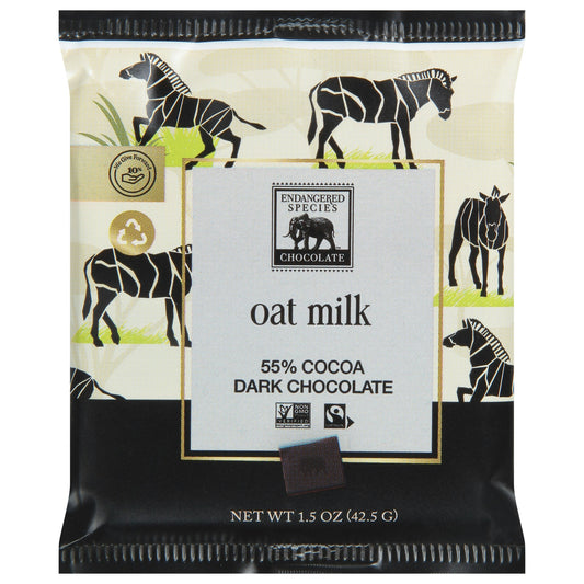 Endangered Species Chocolate Dark Chocolate Oat Milk 1.5 Oz (Pack of 12)