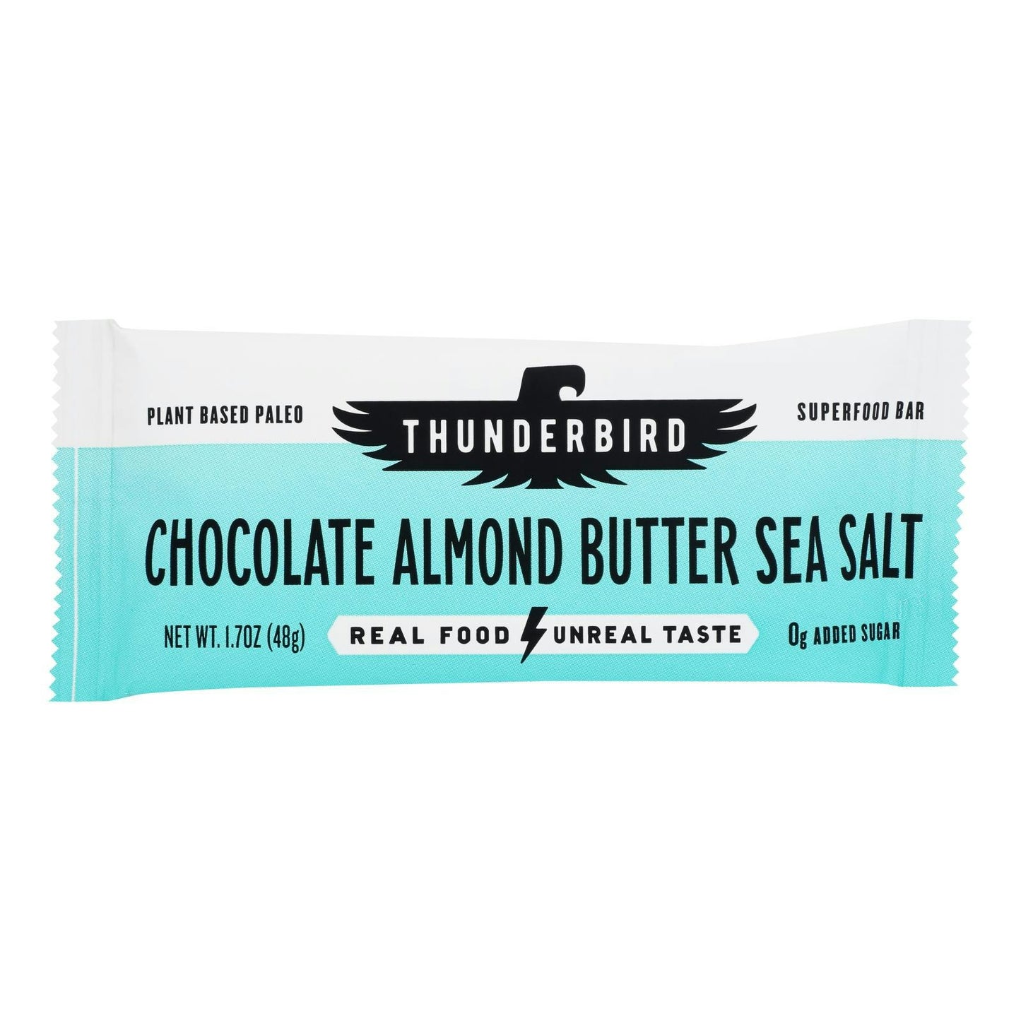 Thunderbird Bar Choc Almond Sea Salt Gluten Free 1.7 Oz Pack of 12