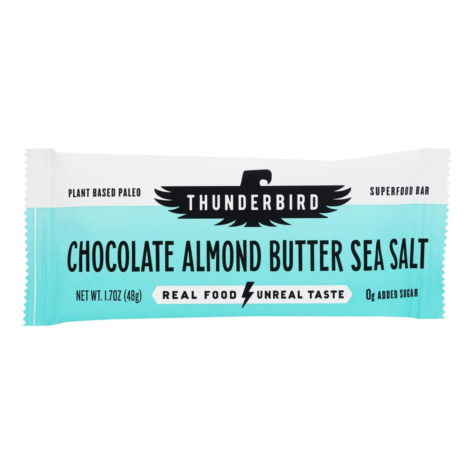 Thunderbird Bar Choc Almond Sea Salt Gluten Free 1.7 Oz Pack of 12