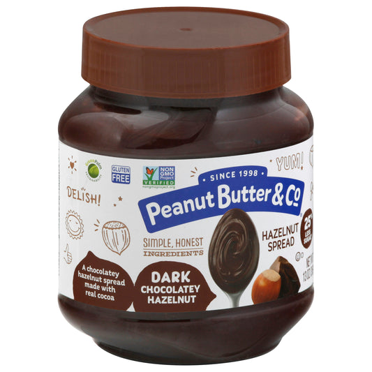 Peanut Butter & Co Spread Hazelnut Dark Chocolate 13 Oz (Pack of 6)