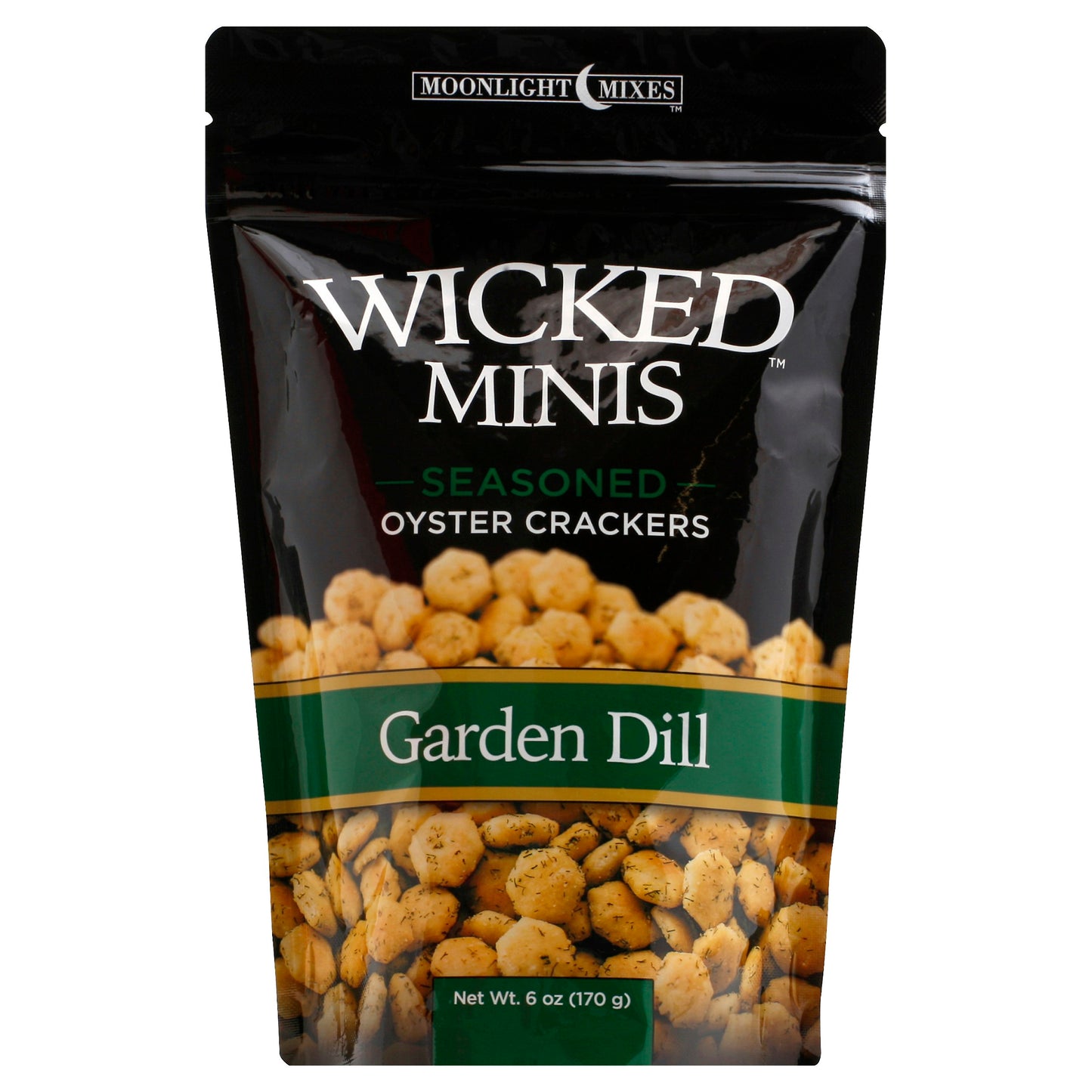 Wicked Mix Crackers Oystr Garden Dill 6 oz (Pack of 6)