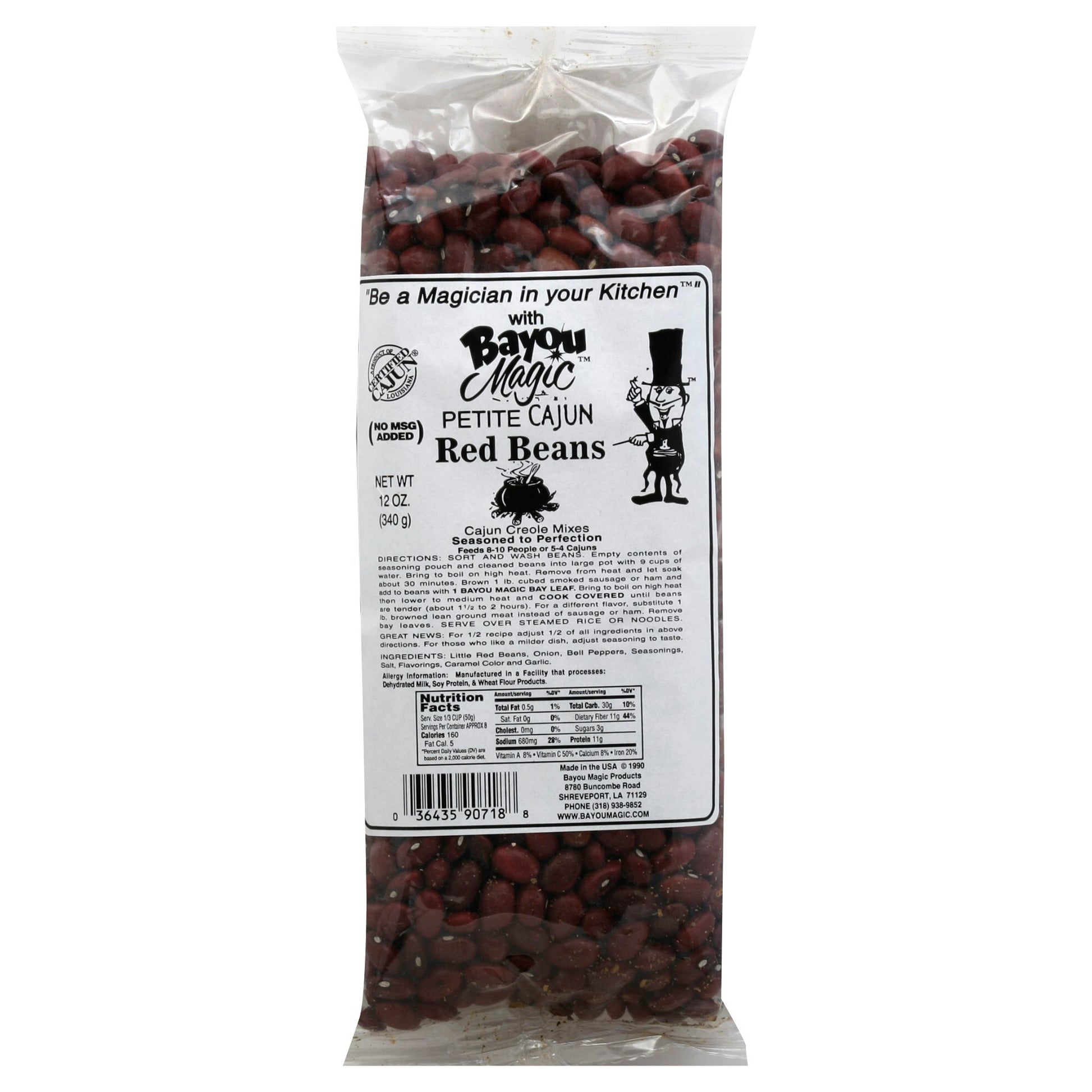 Bayou Magic Beans Red Cajun Petite - 12 Oz (Pack of 12)