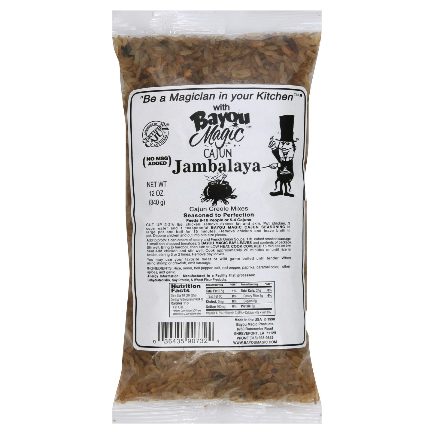 Bayou Magic Jambalaya Cajun Bag - 12 Oz (Pack of 12)