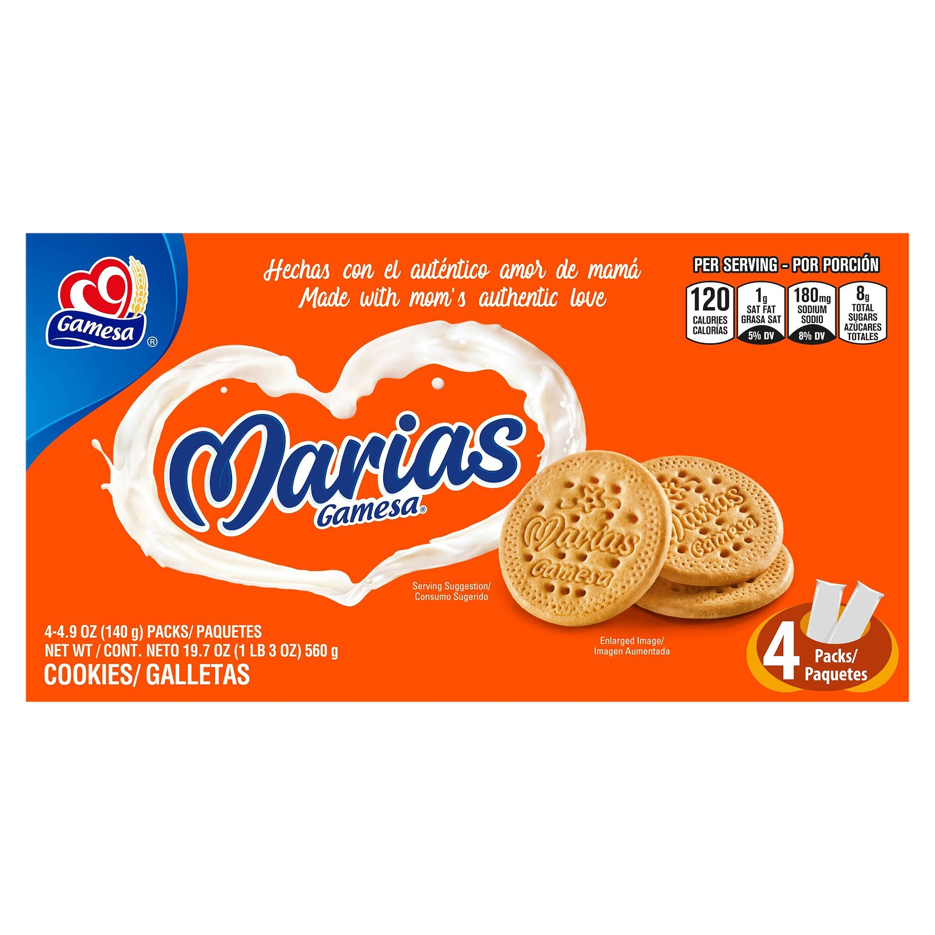 Gamesa Cookie Maria Box 19.7 oz (Pack Of 12)