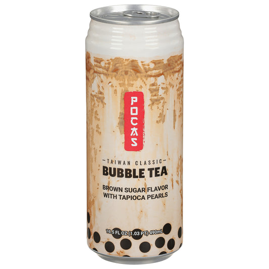 Pocas Tea Bubble Brown Sugar 16.5 Fo Pack of 24