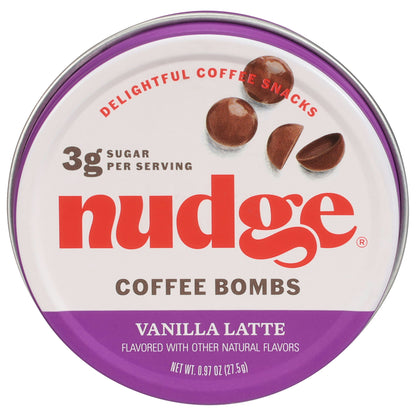 Nudge Vanilla Latte Coffee 0.97 Oz Pack of 8