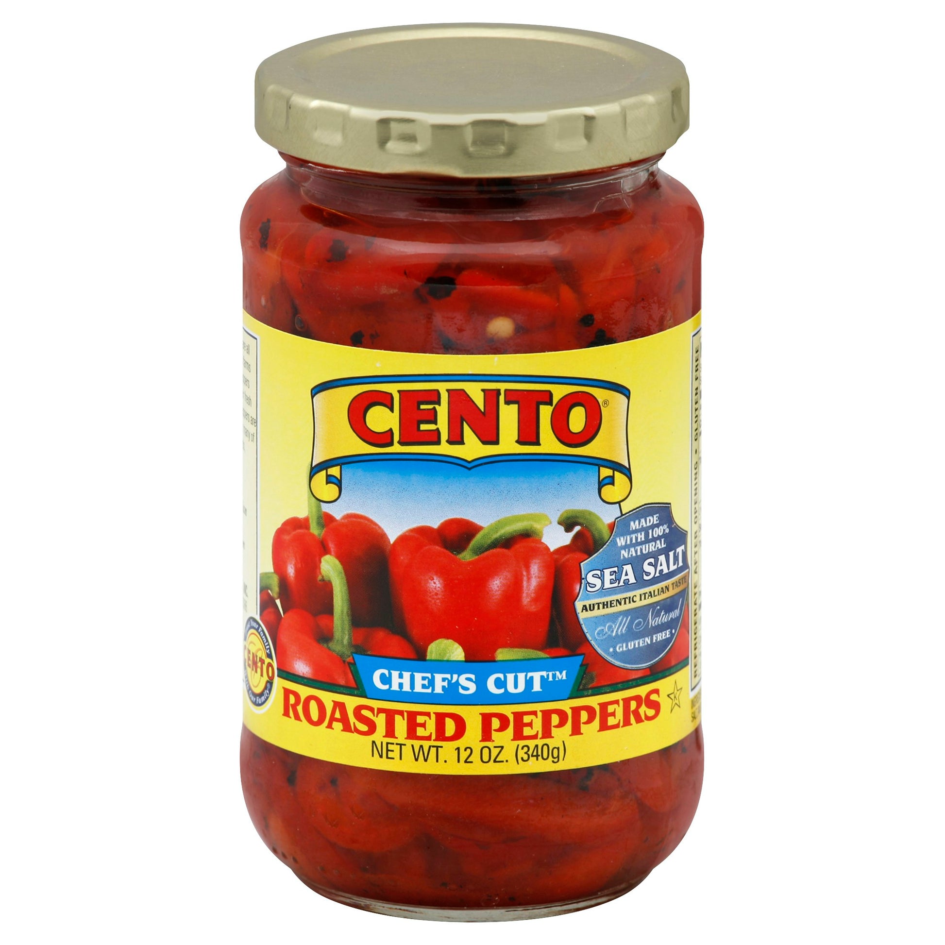 Cento Pepper Roasted Chefs Cut 12 Oz Pack of 12