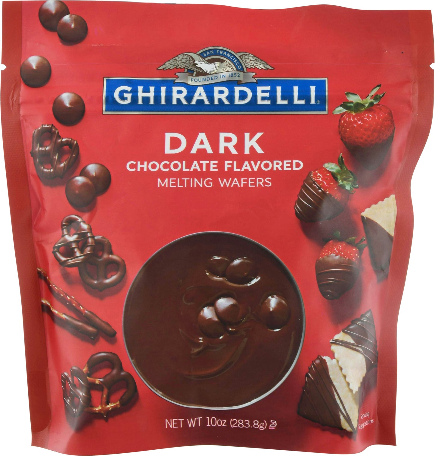 Ghirardelli Candy Making Wafer Dark 10 Oz Pack of 6