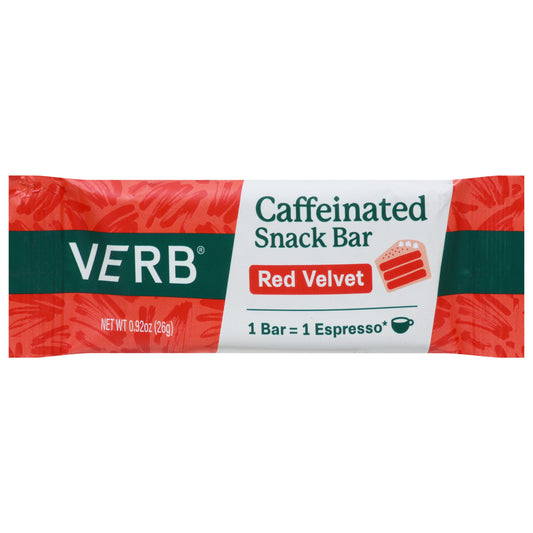 Verb Energy Bar Red Velvet 0.92 Oz Pack of 16