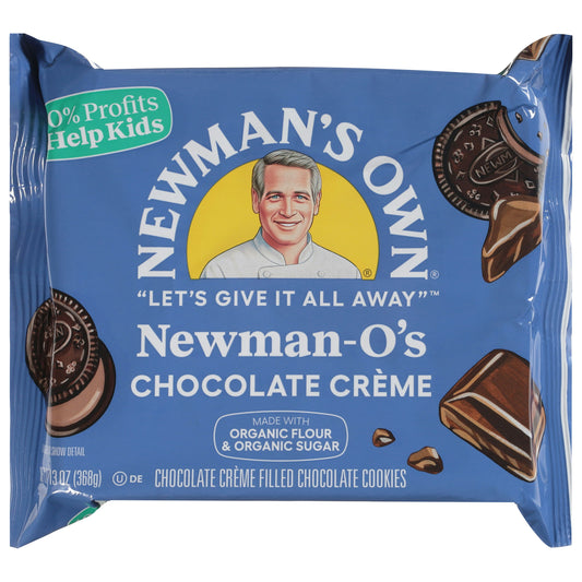 Newmans Own Organic Cookie O Chocolate Creme 13 Oz Pack of 6