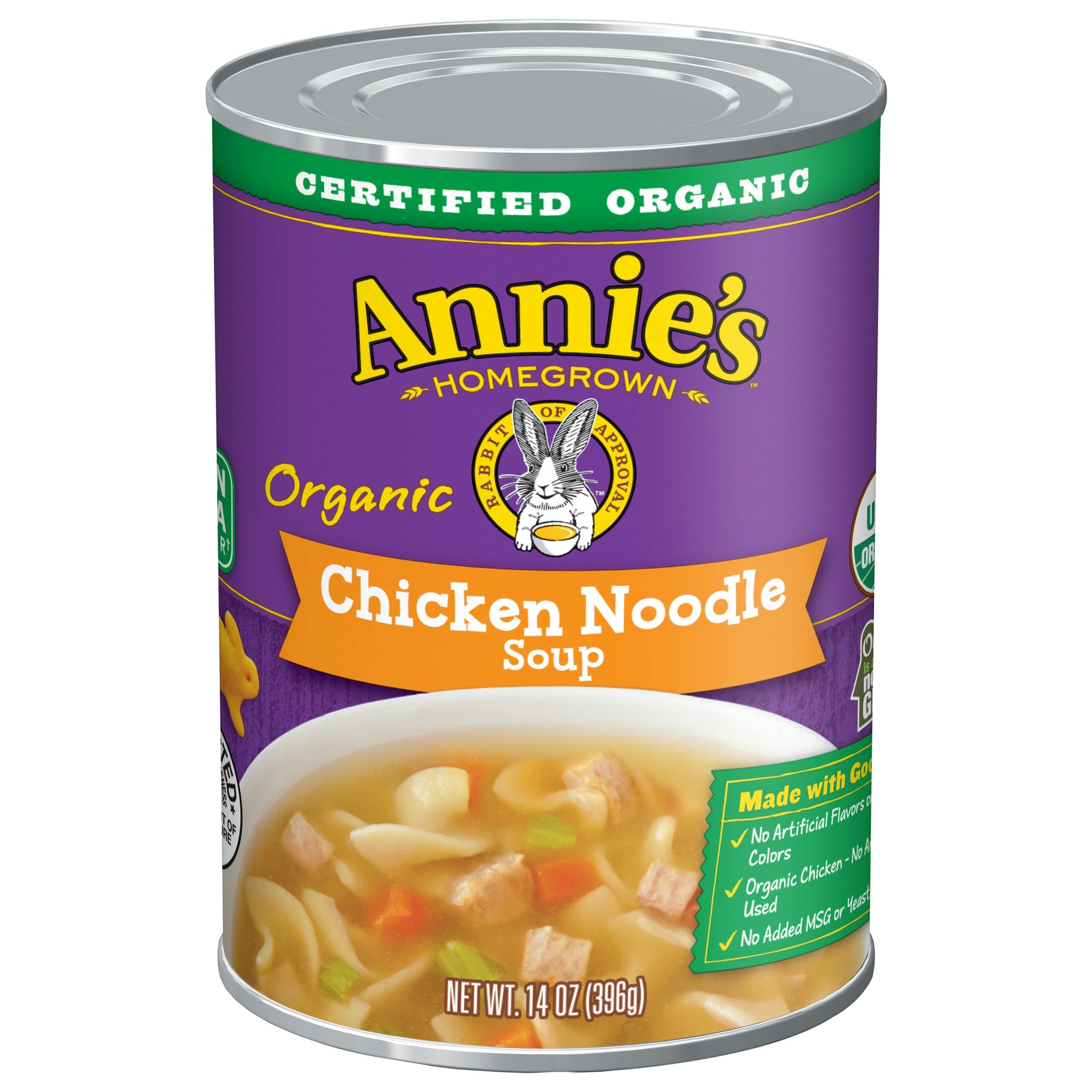 Annies Homegrown Soup Chicken Noodle 14 Oz Pack of 8