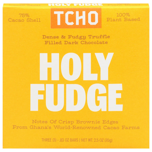 Tcho Holy Fudge Bar - 2.5 OZ (Pack of 10)