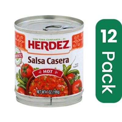 Herdez Salsa Casera 7 oz (Pack of 12)